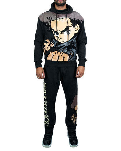 The Boondocks Huey Big Face Black Hoodie