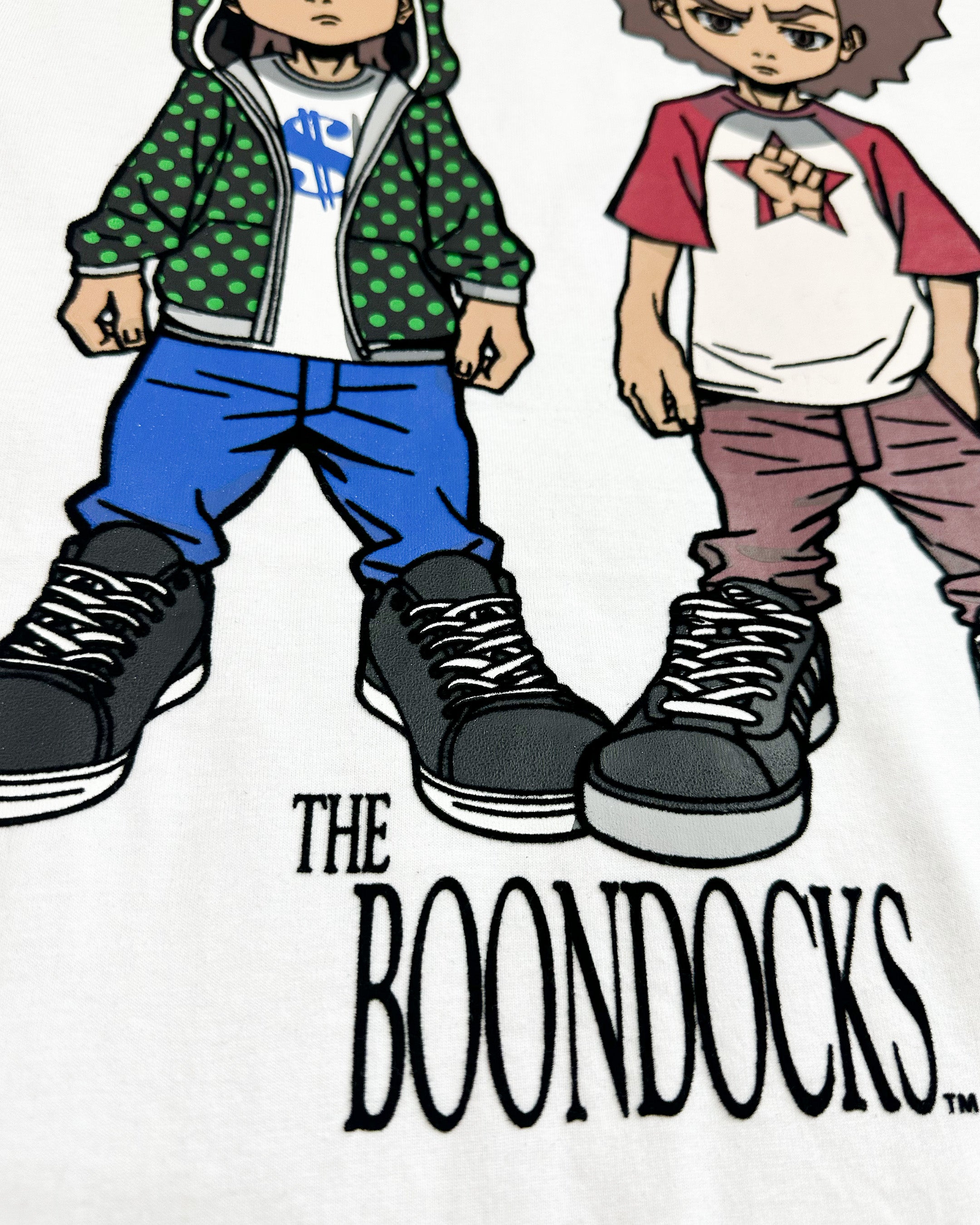 The Boondocks - Huey & Riley Hustlers White T-Shirt