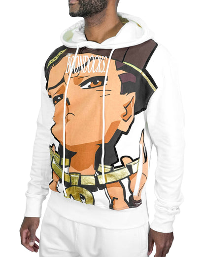 The Boondocks Riley Big Face White Hoodie