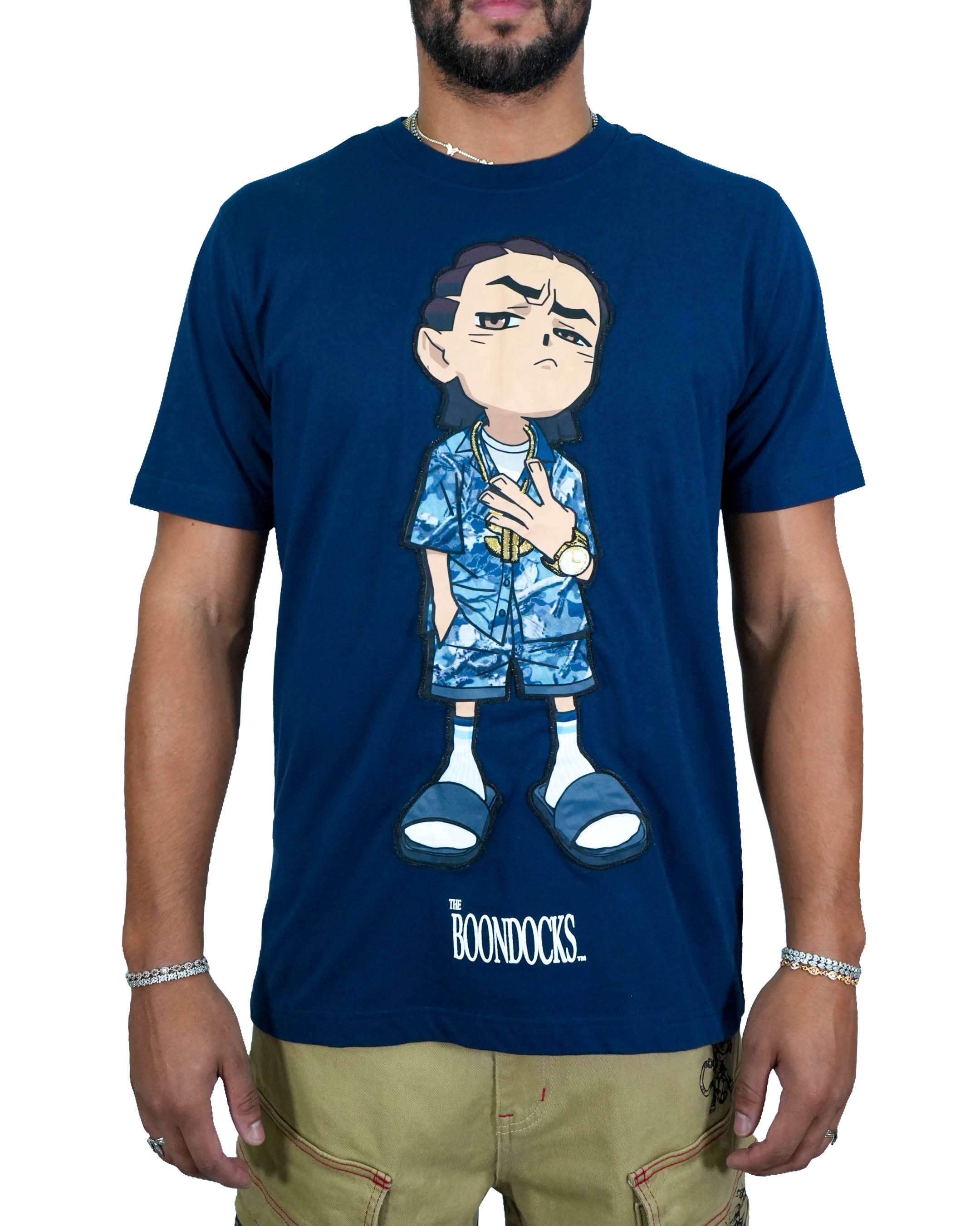 The Boondocks Riley Chill Guy Navy T-Shirt