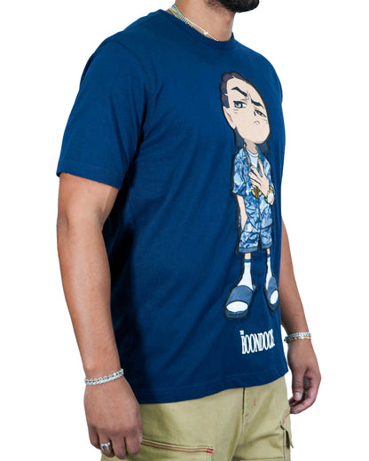 The Boondocks Riley Chill Guy Navy T-Shirt