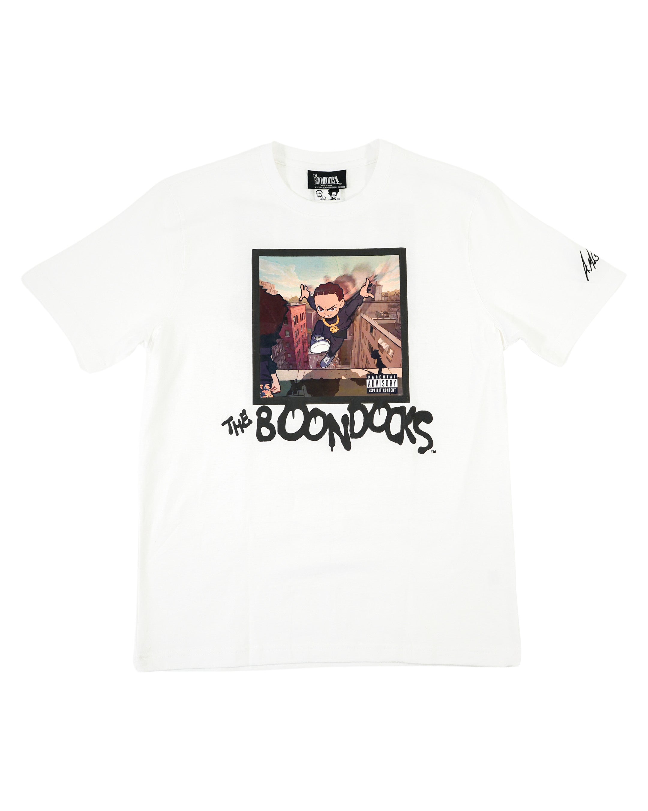 The Boondocks - Riley Flip White T-Shirt