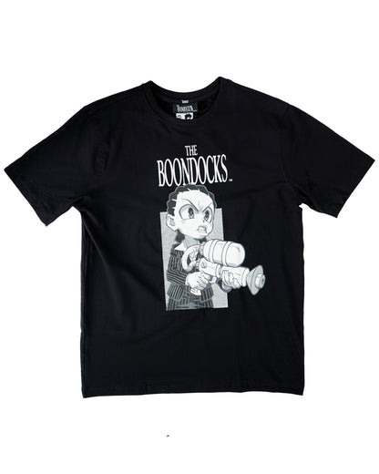 The Boondocks - Riley Say Hello Rhinestoned Black T-Shirt