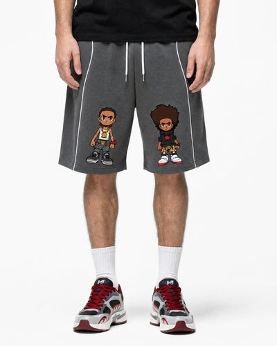 The Boondocks Huey & Riley Core Drawstring Shorts