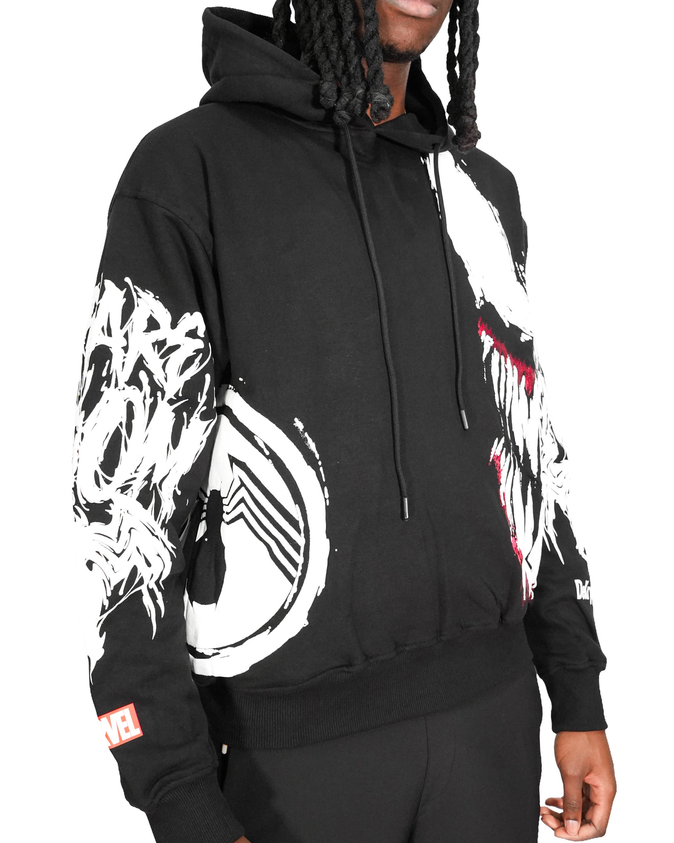 Venom™ - Lethal Protector Black Oversized Heavyweight Hoodie