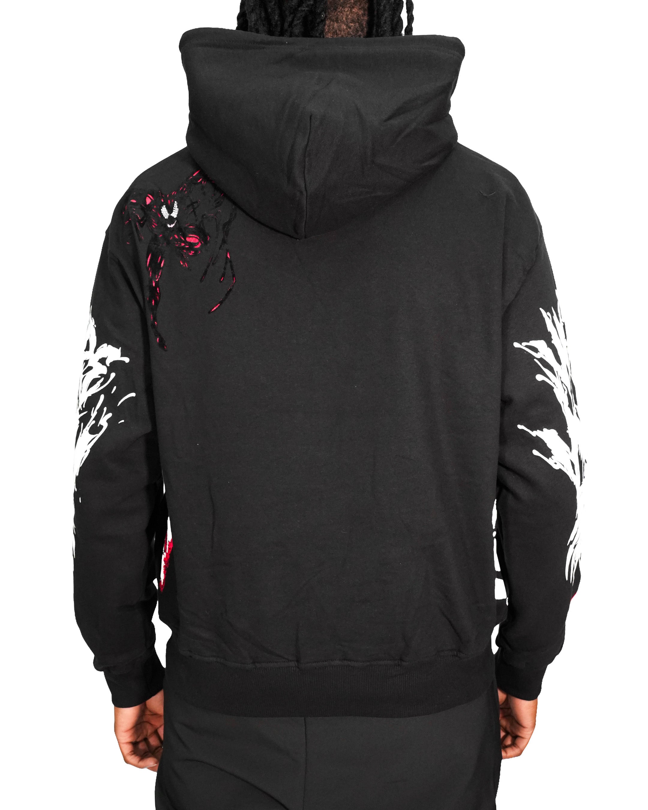 Venom™ - Lethal Protector Black Oversized Heavyweight Hoodie