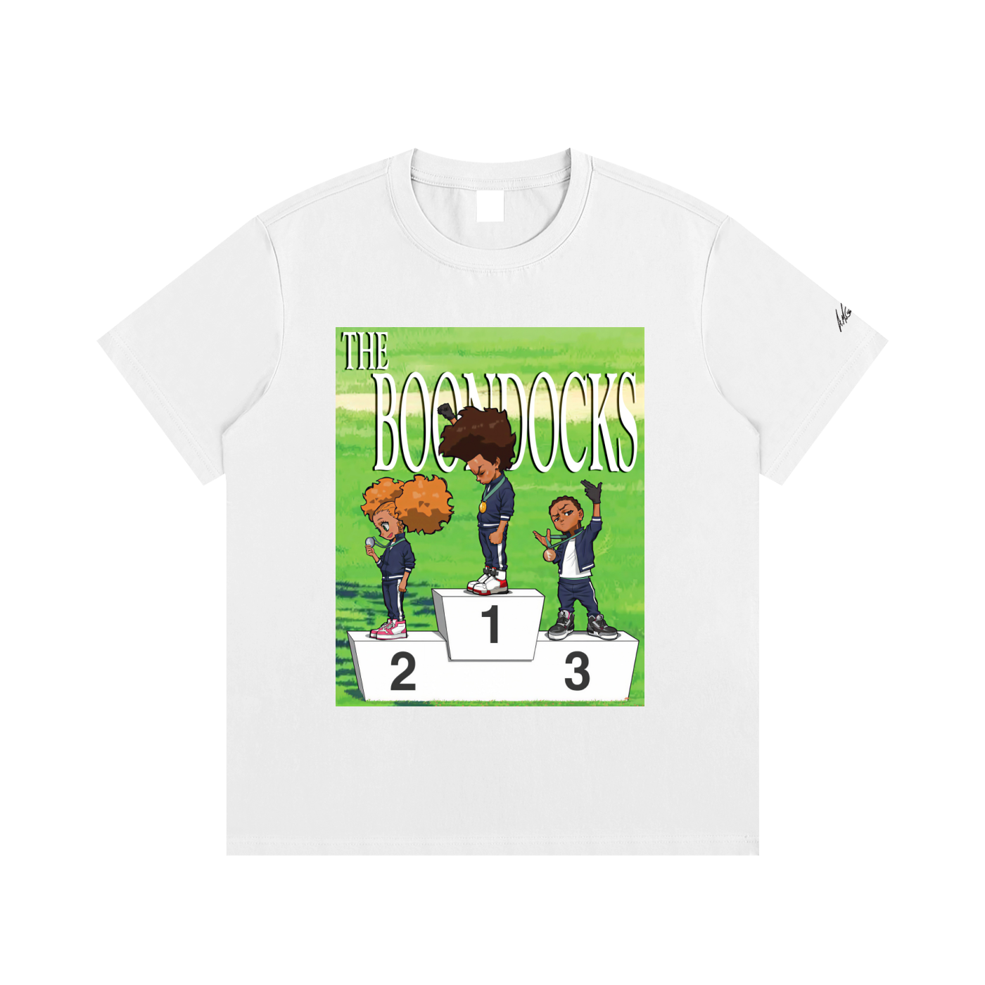 The Boondocks Podium Champs White T-Shirt