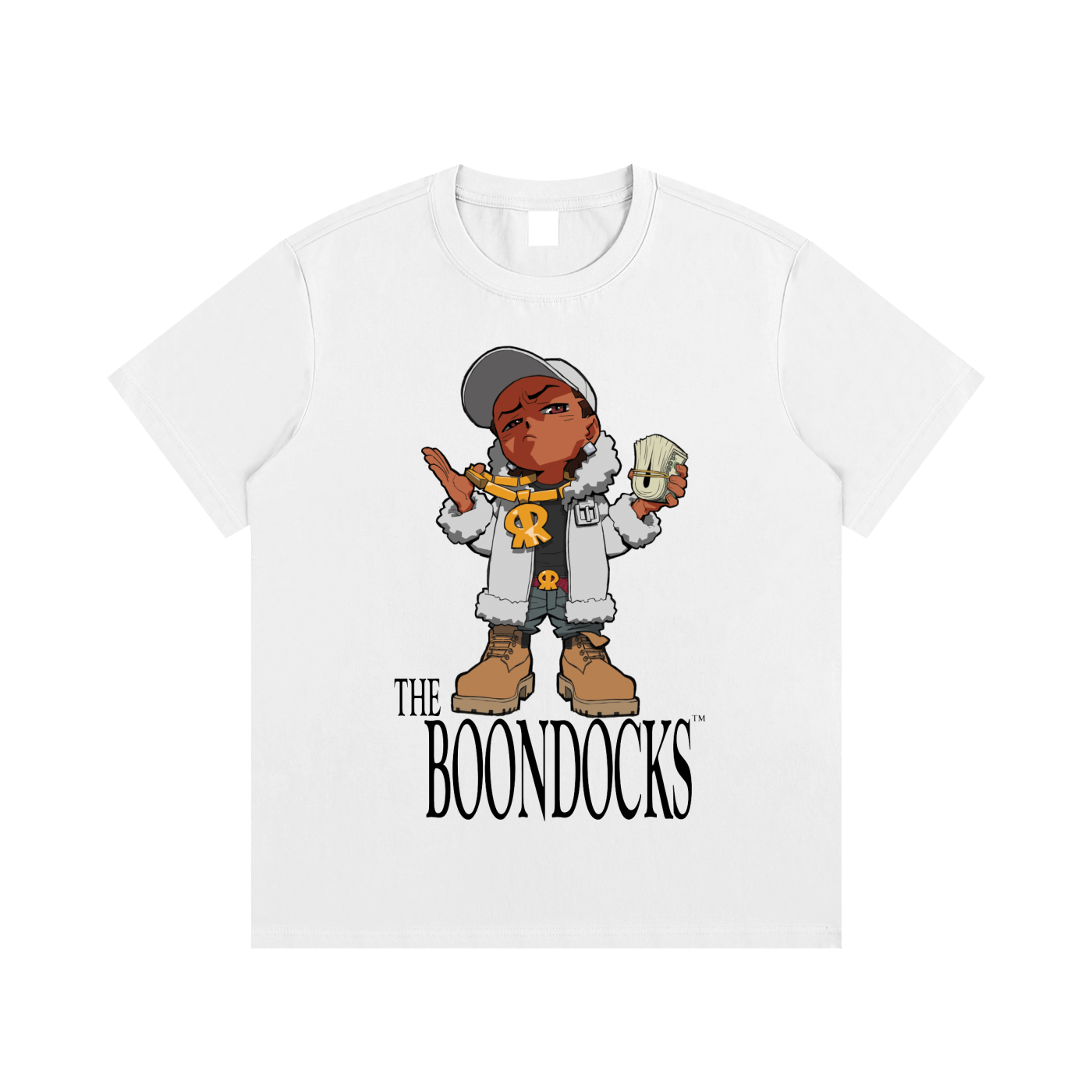 The Boondocks Riley Cash Don’t Lie White Cotton Tee