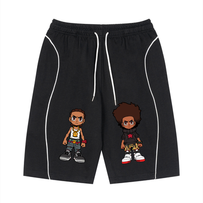 The Boondocks Huey & Riley Core Drawstring Shorts