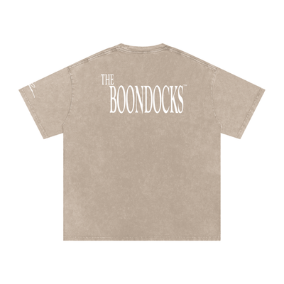 The Boondocks Villains Line Up Oversize Acid Wash T-Shirt
