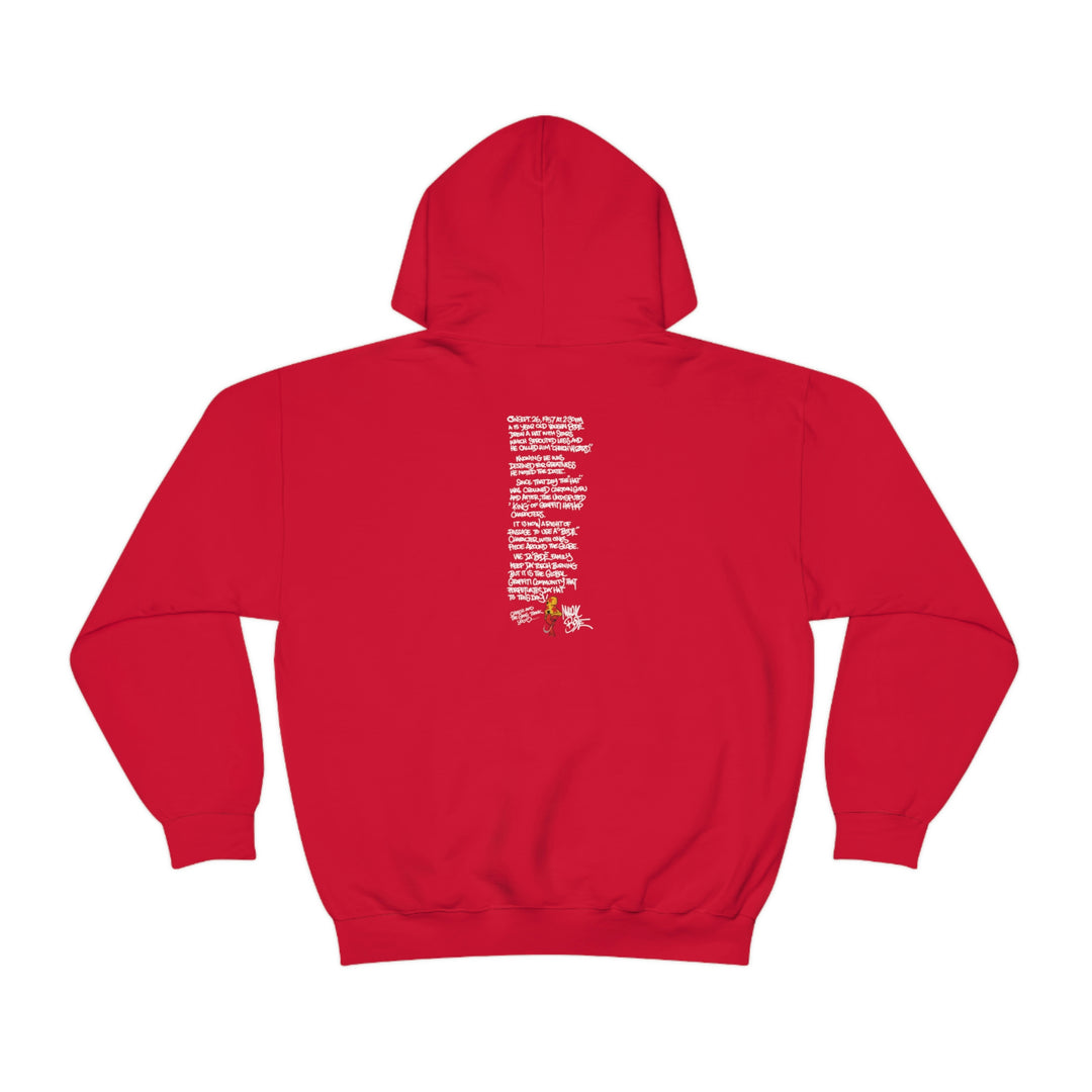 Bode Creed "Classic Cheech Drawing" Limited Edition 2-Sided Hoodie Red