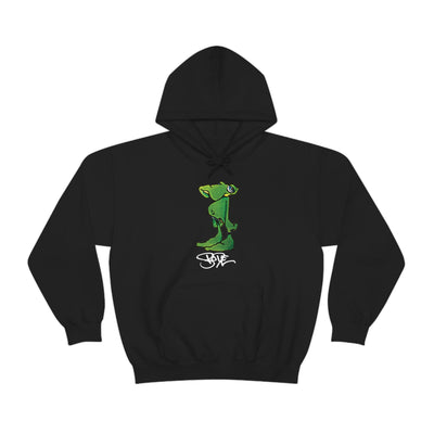 Bode Classic Da'Lizard Limited Edition Double-Sided Hoodie Black