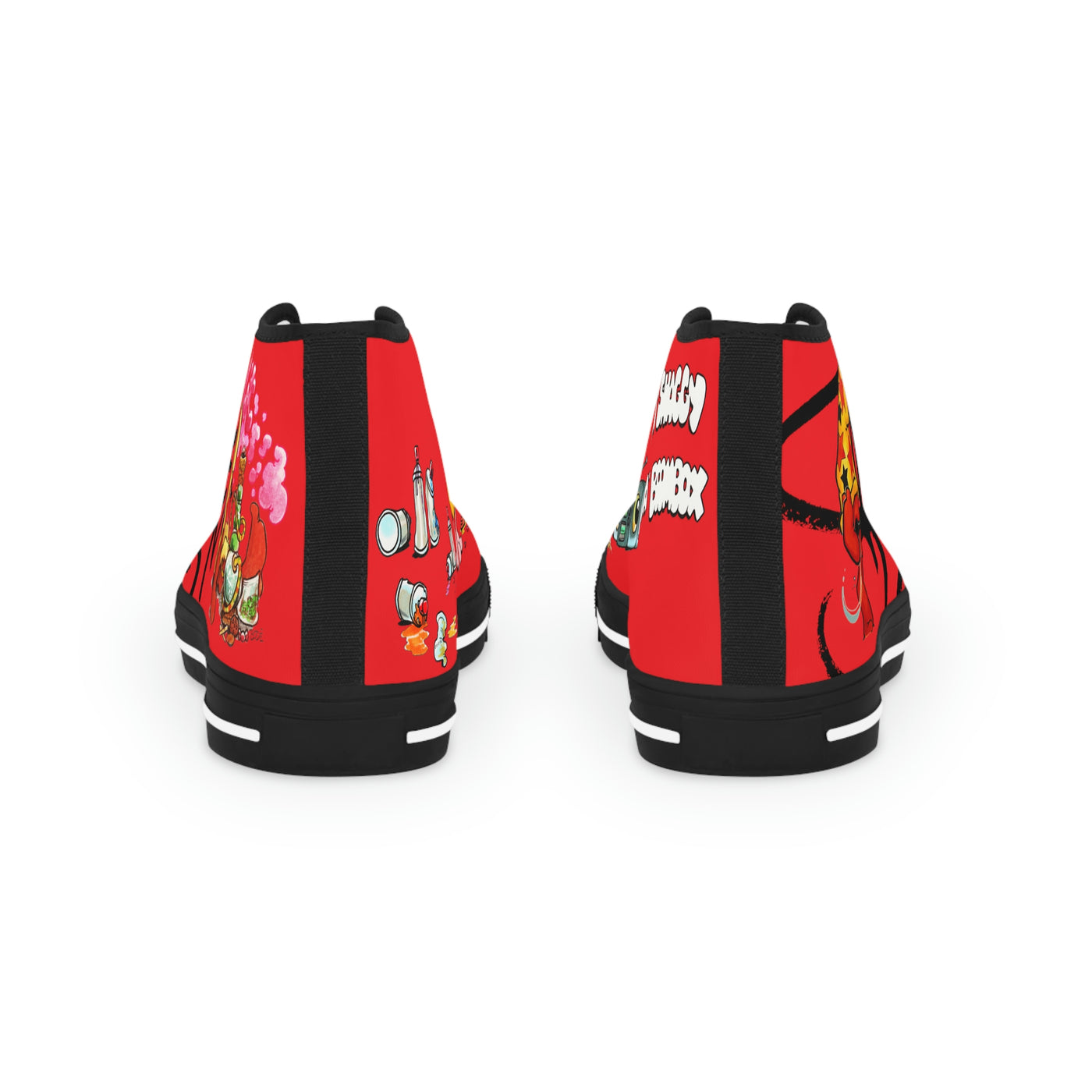 The "BODE CANVAS" Hi-Top Red #1