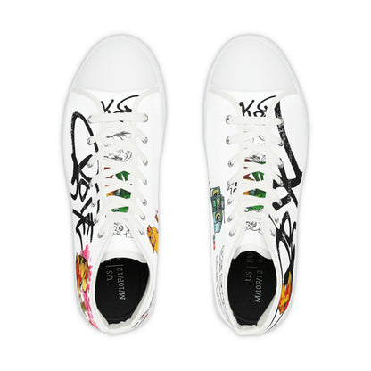 The "BODE CANVAS" Hi-Top White #1