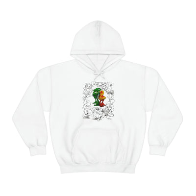 Bode X 50th Anniversary of Hip Hop Limited Edition 2-Sided Hoodie White