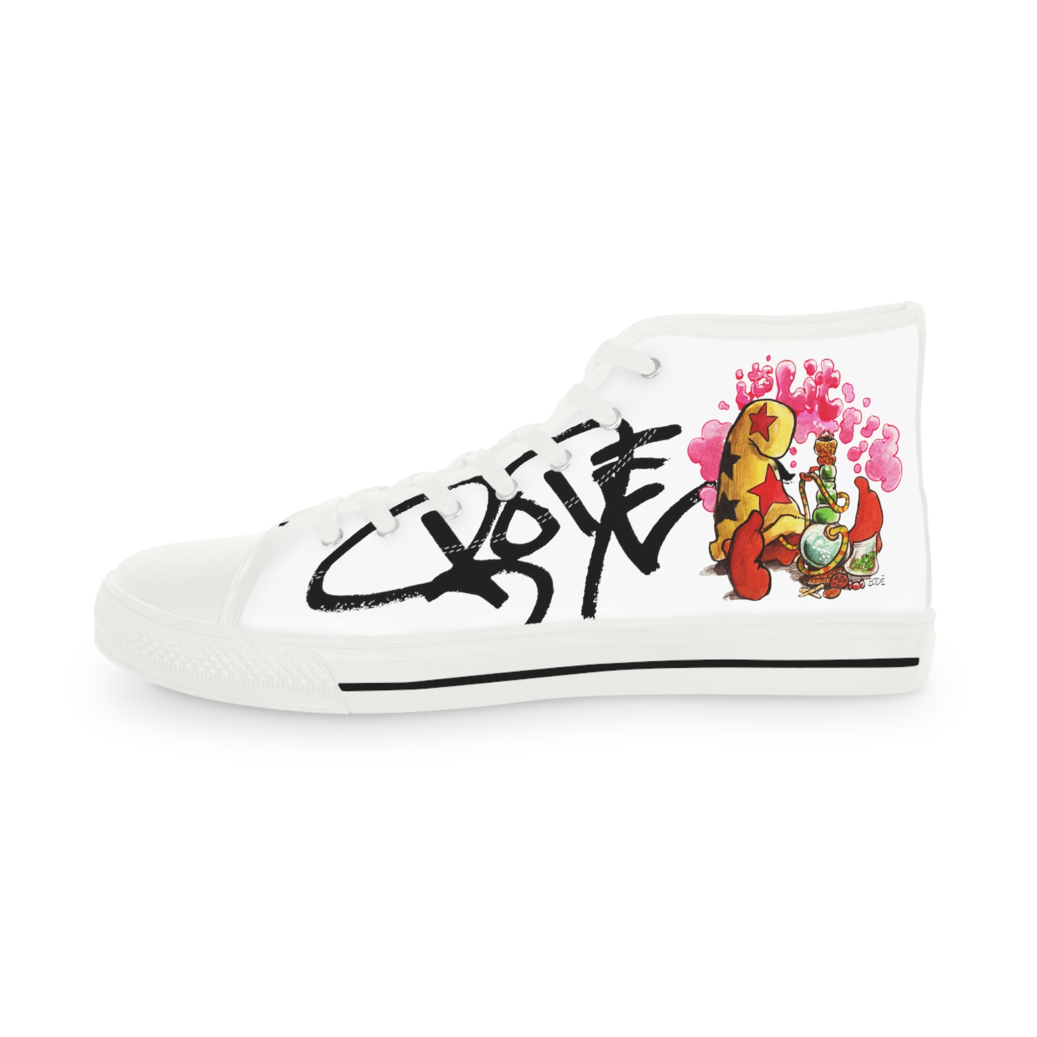 The "BODE CANVAS" Hi-Top White #1