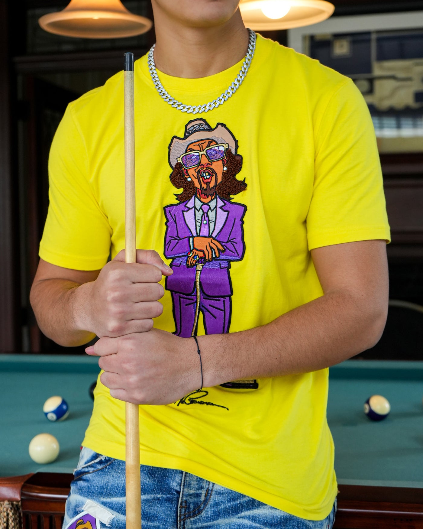 The Boondocks - A Pimp Named Slickback Yellow T-Shirt