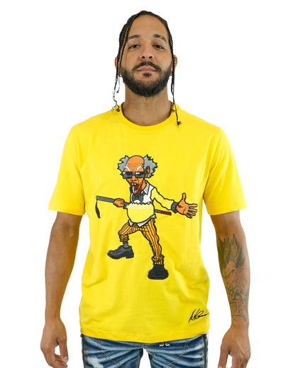 The Boondocks - Colonel Stinkmeaner Yellow Knit T-Shirt