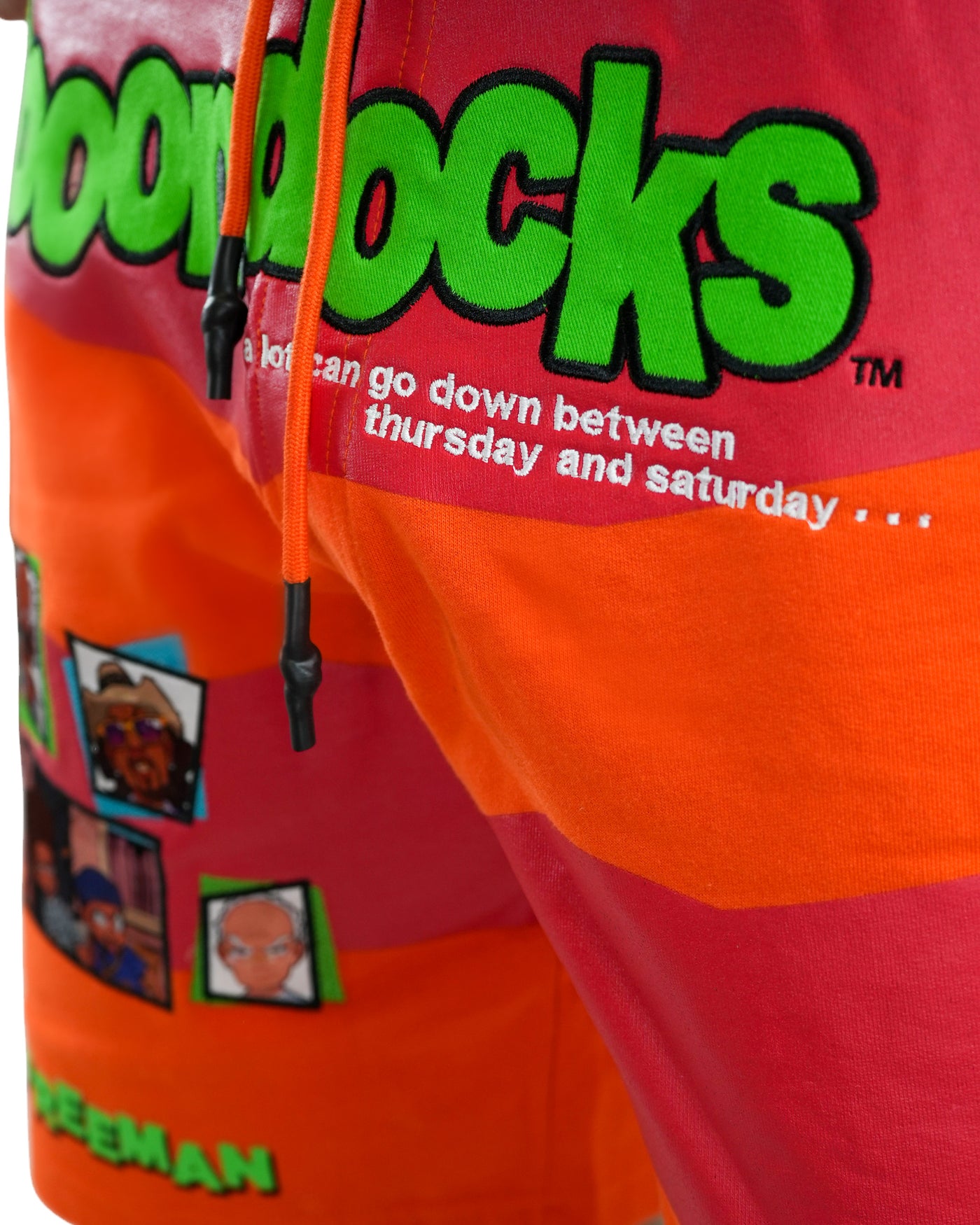 The Boondocks - Friday Orange Shorts
