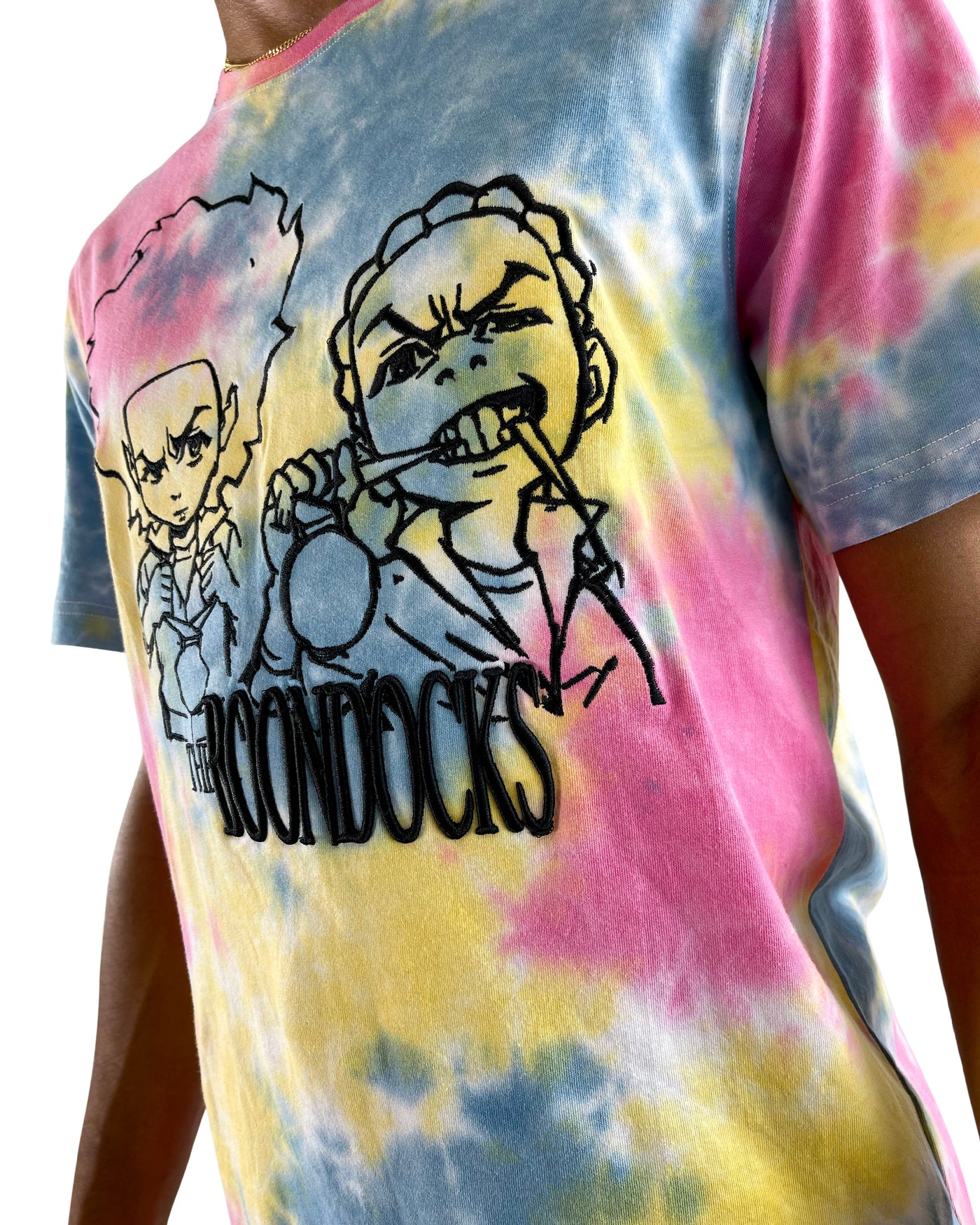 deKryptic x The Boondocks - Huey & Riley Sketch Tie Dye T-Shirt