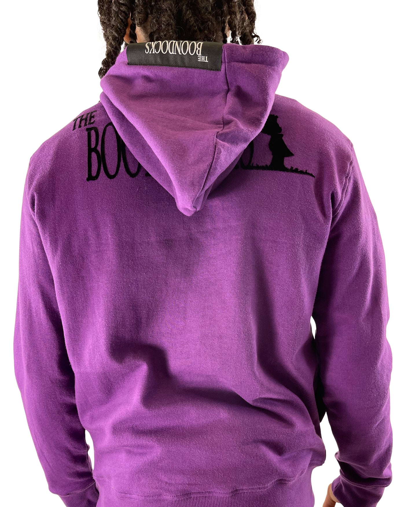 deKryptic x The Boondocks - Say Hello To My Little Friend Plum Hoodie
