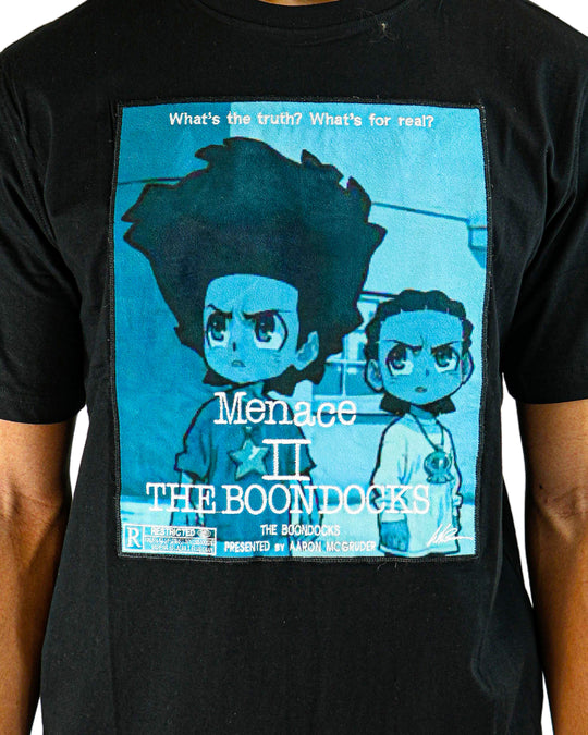 The Boondocks - Menace Black T-Shirt