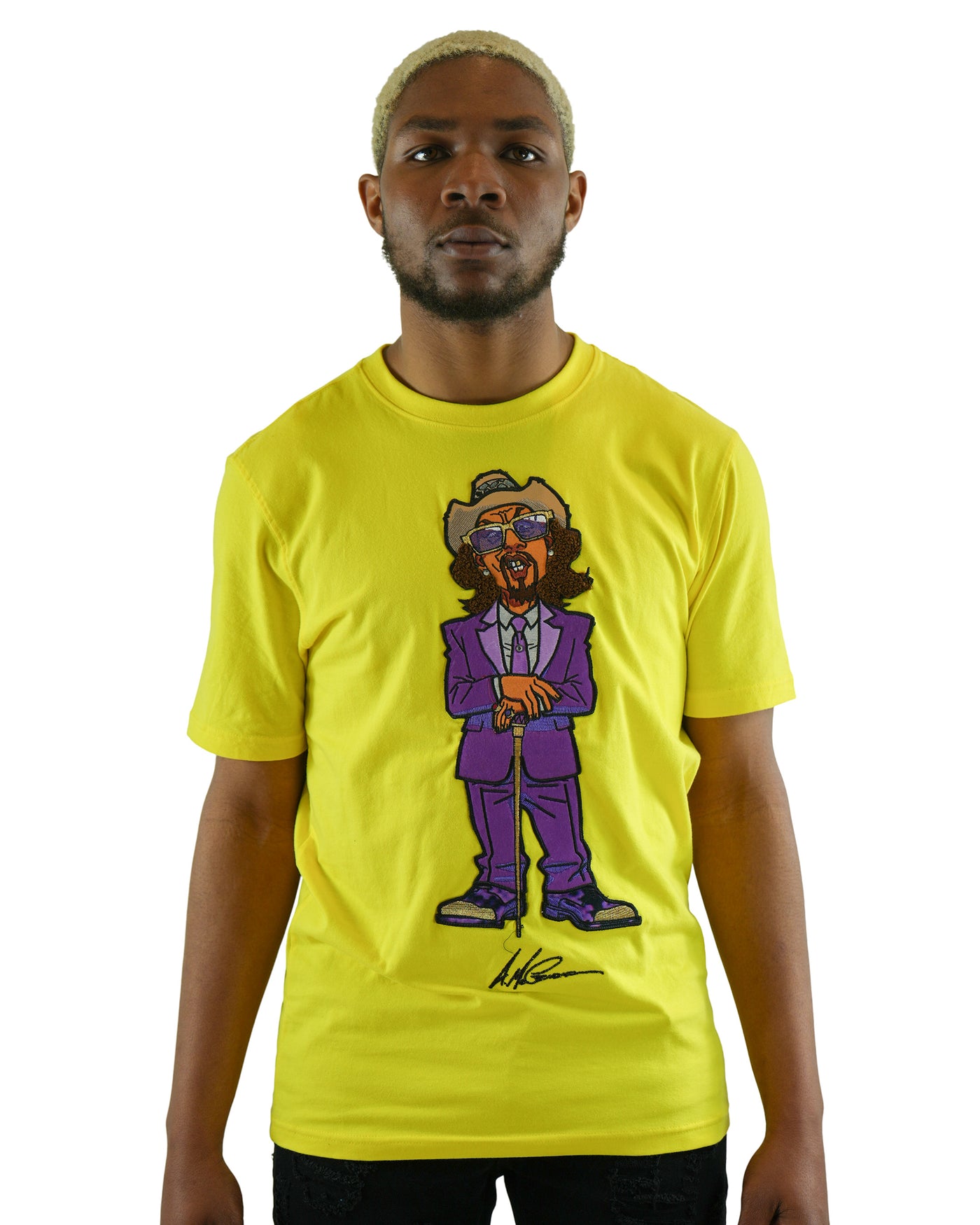 The Boondocks - A Pimp Named Slickback Yellow T-Shirt