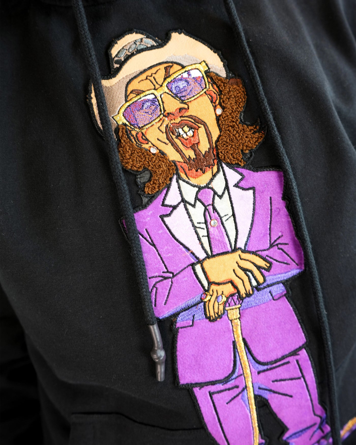 The Boondocks - A Pimp Named Slickback Black Hoodie