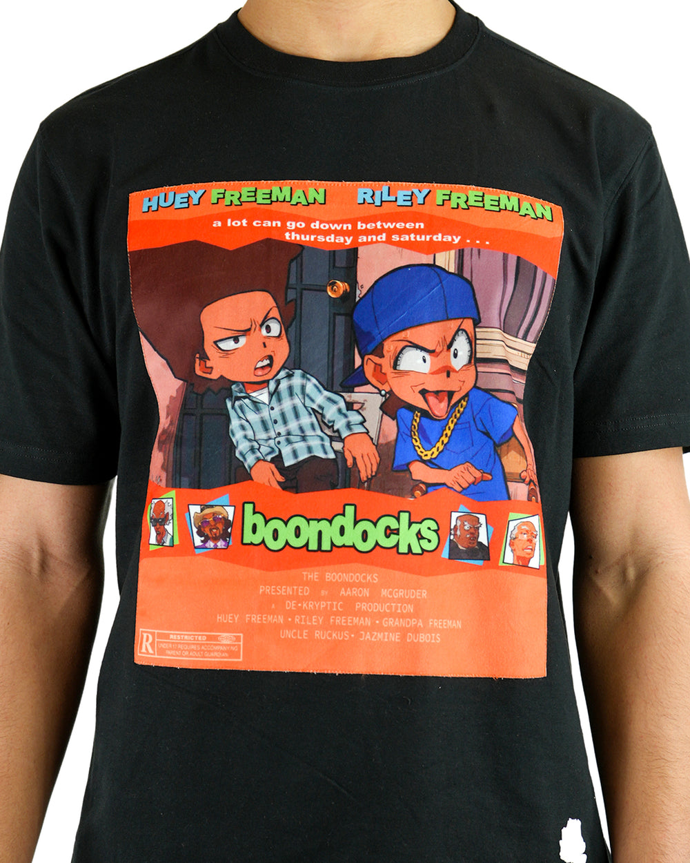 The Boondocks - Friday Black T-Shirt