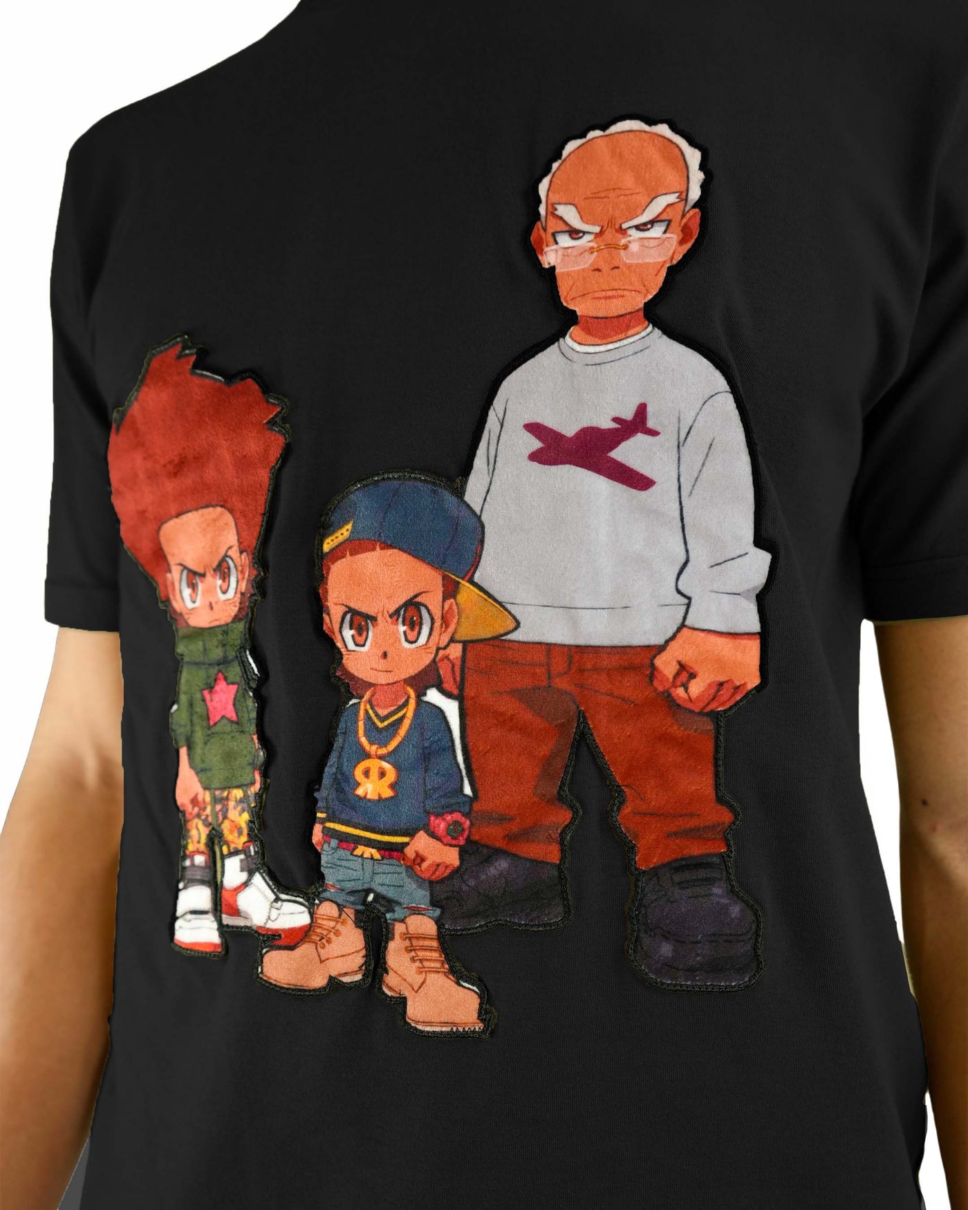 The Boondocks - Granddad Black T-Shirt