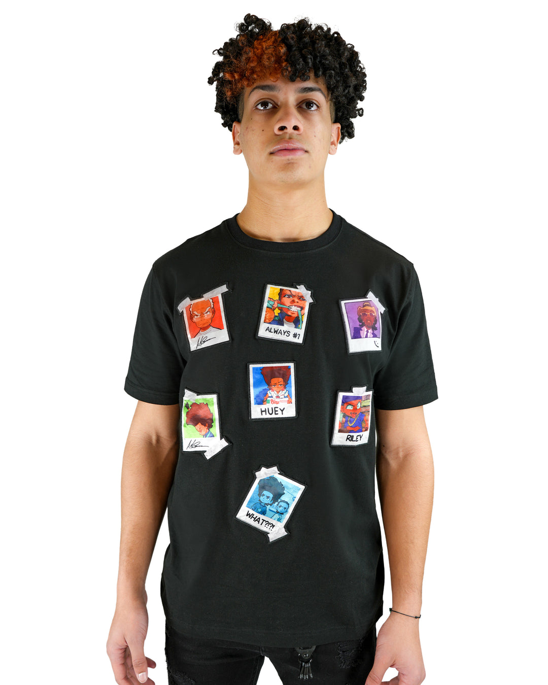 The Boondocks - Polaroid Black T-Shirt