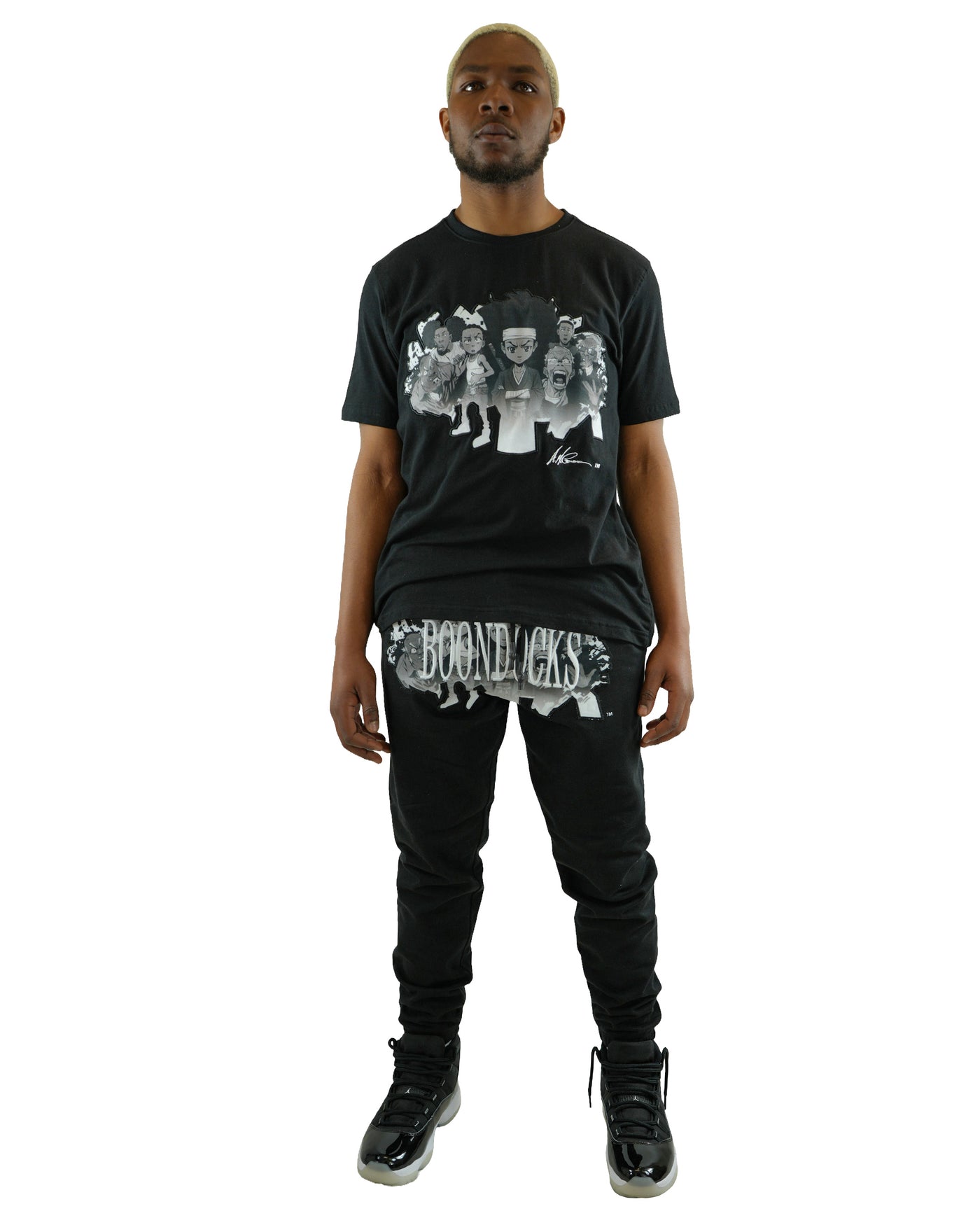 The Boondocks - Samurai Huey Black Sweatpants