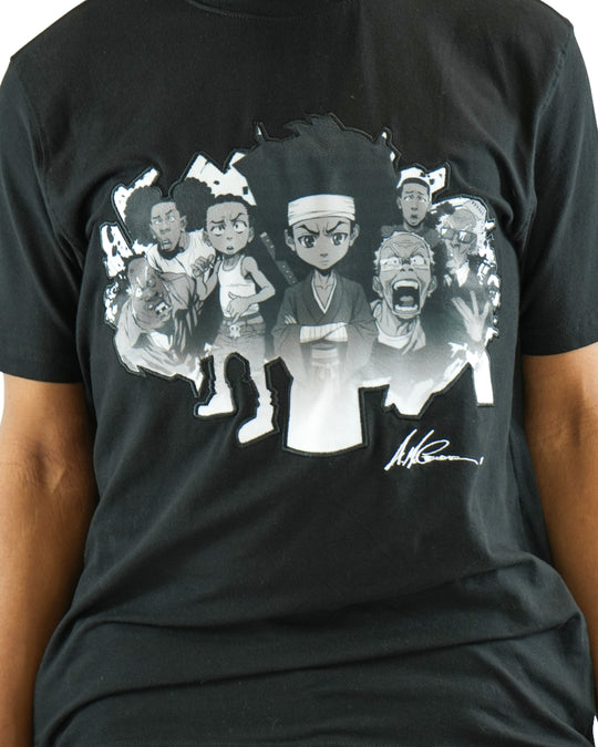The Boondocks - Samurai Huey Black T-Shirt