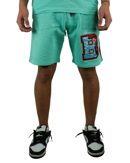 The Boondocks - Huey Fist Mint Shorts