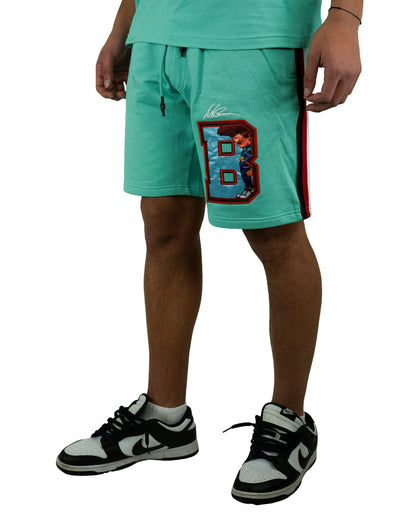 The Boondocks - Huey Fist Mint Shorts