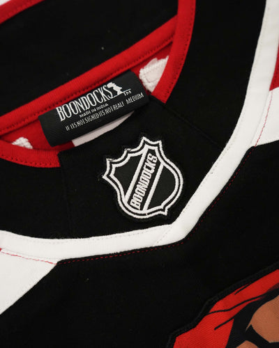 The Boondocks - Riley Hockey Black Knit Jersey Crewneck