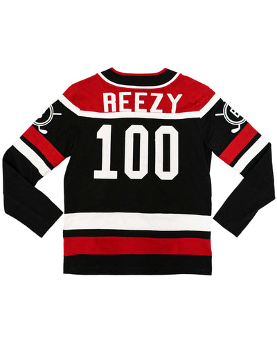 The Boondocks - Riley Hockey Black Knit Jersey Crewneck