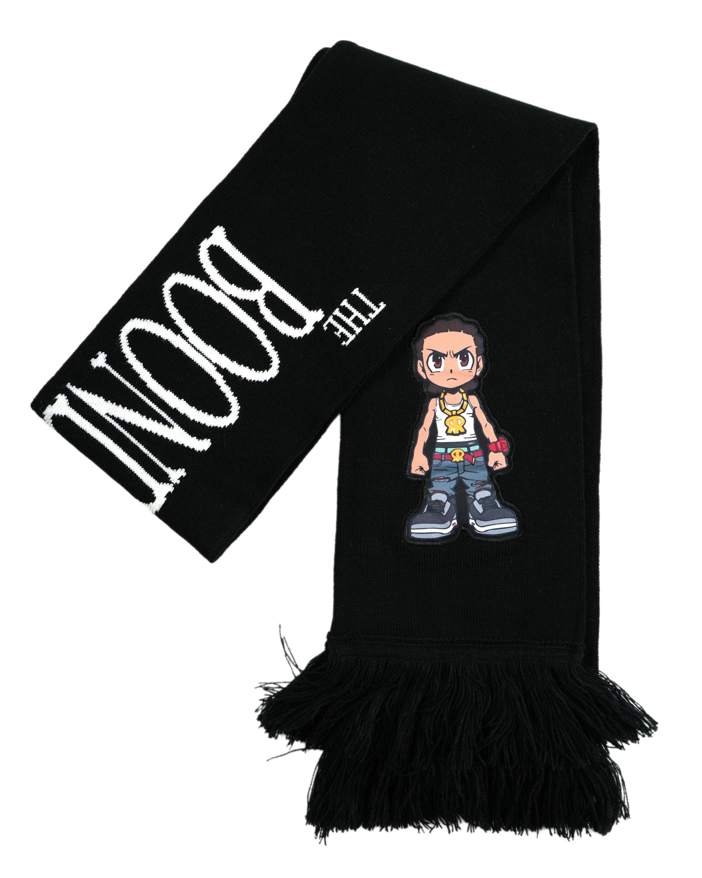 DeKryptic x The Boondocks - Huey & Riley Black Scarf