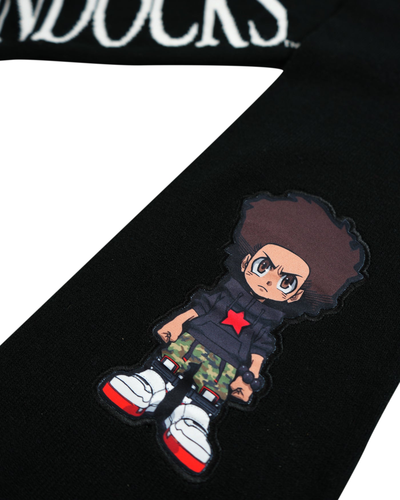 DeKryptic x The Boondocks - Huey & Riley Black Scarf