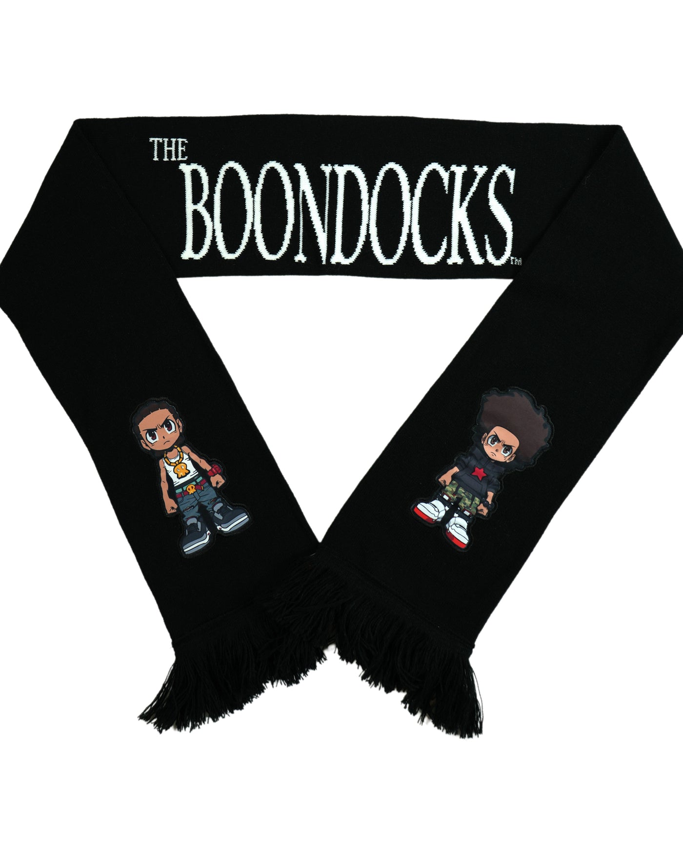 DeKryptic x The Boondocks - Huey & Riley Black Scarf