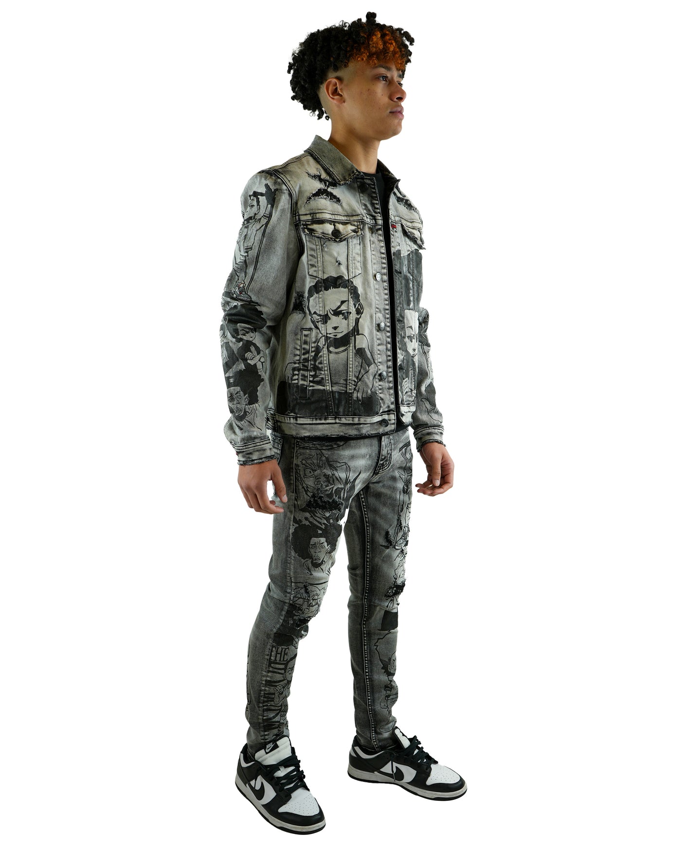 The Boondocks - Family Black Denim Jacket