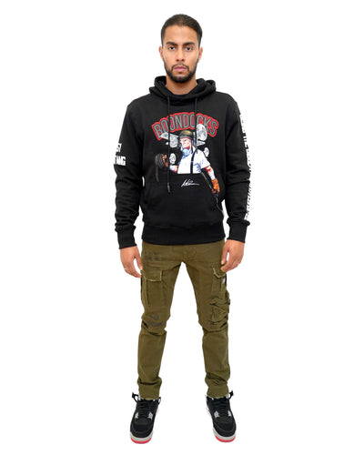 The Boondocks - Granddad War Time Black Knit Hoodie