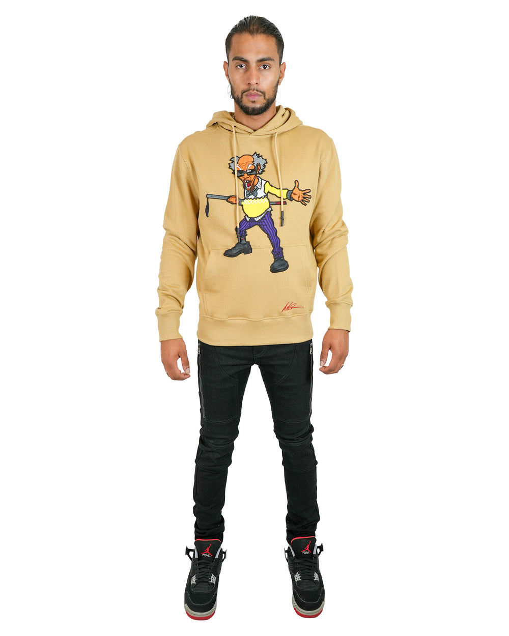 The Boondocks - Colonel Stinkmeaner Tan Knit Hoodie