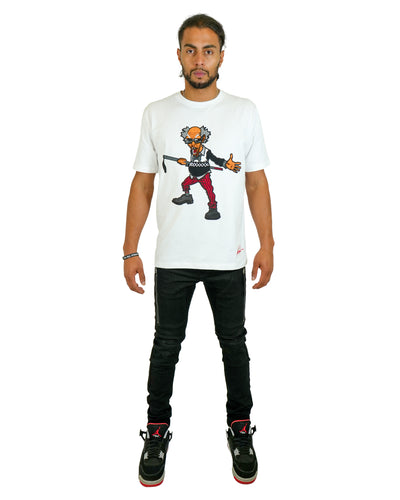 The Boondocks -  Colonel Stinkmeaner White Knit T-Shirt