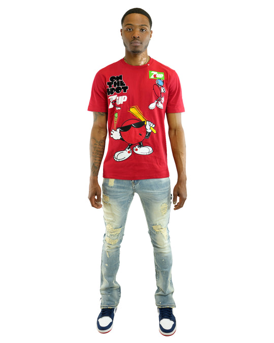 7UP® Red Knit T-Shirt