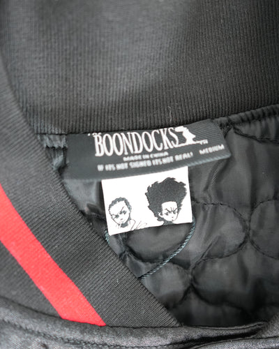 deKryptic x The Boondocks - Olympians Black Varsity Satin Jacket
