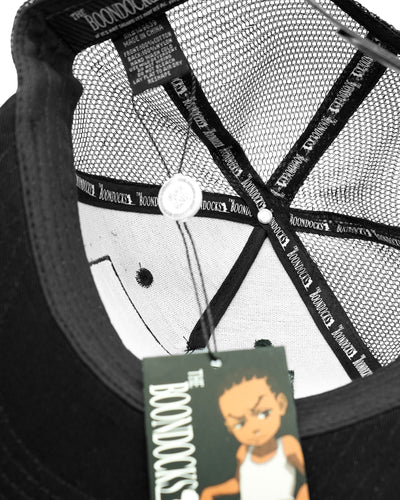 The Boondocks Family Mugshot Black Snapback Hat