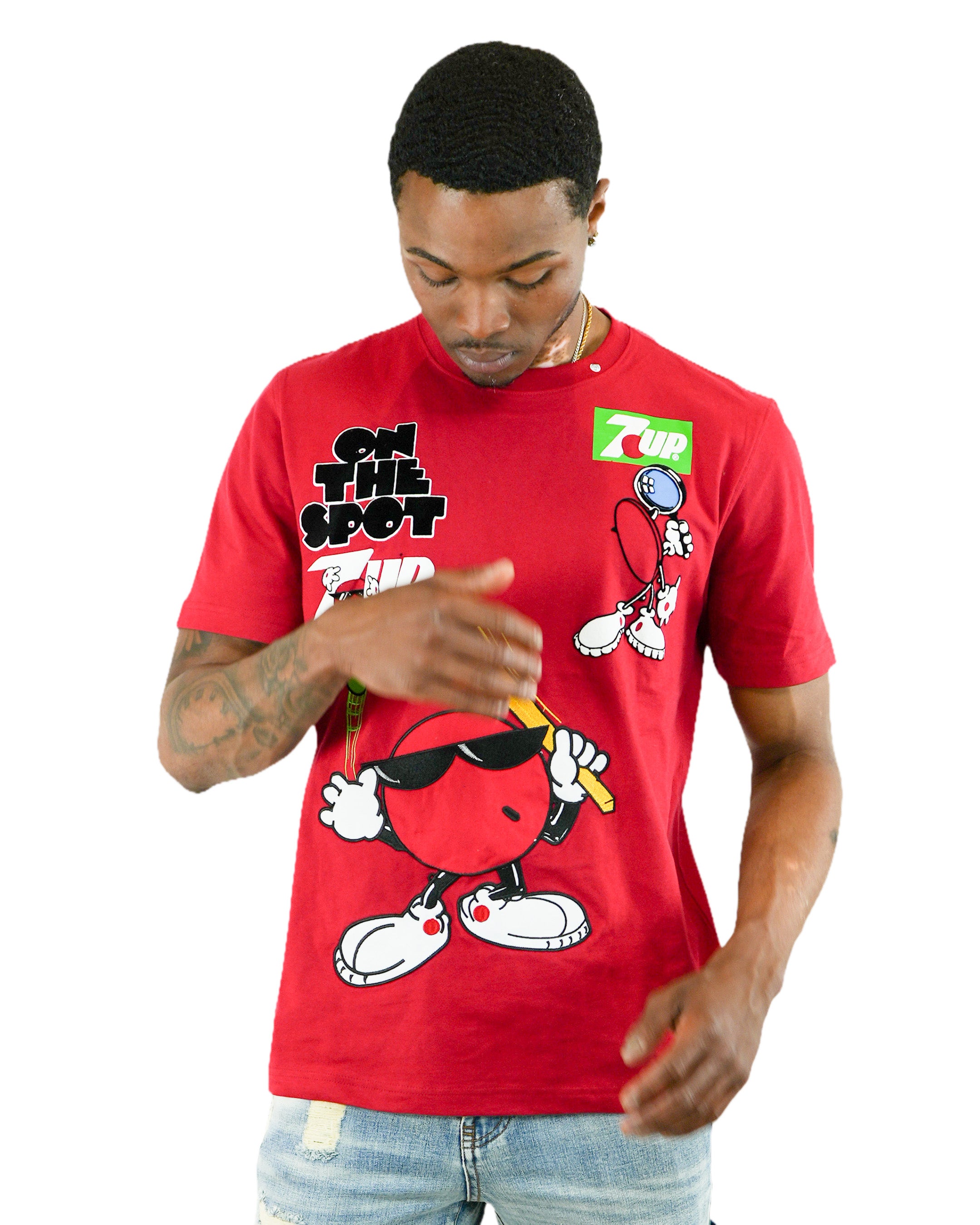 7UP® Red Knit T-Shirt