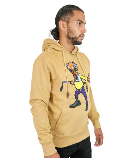 The Boondocks - Sudadera con capucha de punto color canela Colonel Stinkmeaner