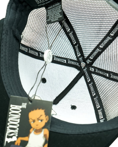 The Boondocks Huey Mugshot Black Snapback Hat